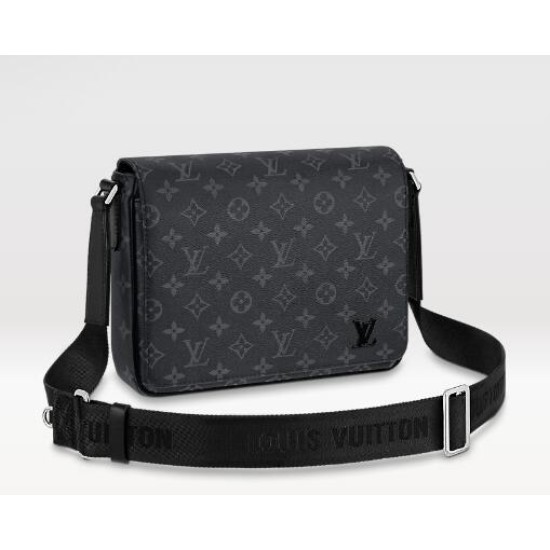 Replicas Bolso Louis Vuitton District PM Monogram Eclipse M46255 Baratos