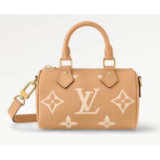 Replicas Louis Vuitton Nano Speedy Bicolor Monograma Empreinte M81457 Baratos