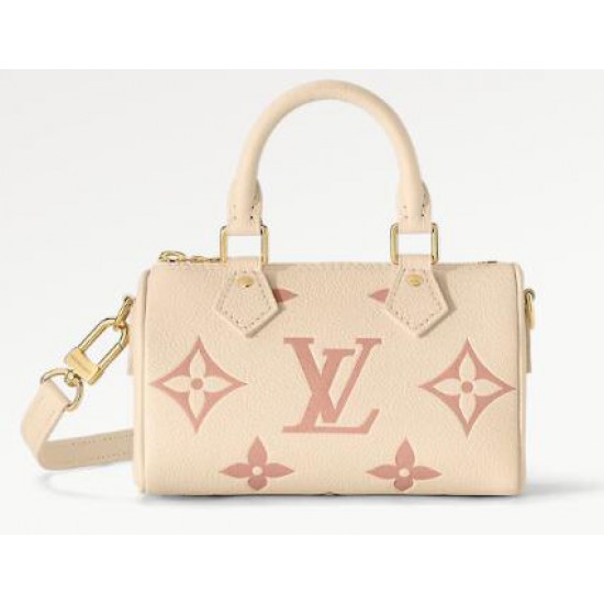 Replicas Louis Vuitton Nano Speedy Bicolor Monograma Empreinte M81913 Baratos