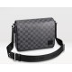 Replicas Bolso Louis Vuitton District PM Damier Grafito N42710 Baratos