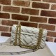 Replica Gucci The Hacker Project bolso pequeño GG Marmont 443497 Crema Imitacion Rebajas