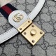 Replica Gucci Ophidia Bolso pequeño con asa superior y Web 651055 Blanco Imitacion Rebajas