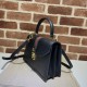 Replica Gucci Ophidia Bolso pequeño con asa superior y Web 651055 Negro Imitacion Rebajas