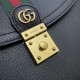 Replica Gucci Ophidia Bolso pequeño con asa superior y Web 651055 Negro Imitacion Rebajas