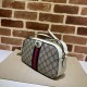 Replica Gucci Ophidia bolso de hombro pequeño 681064 Marrón Imitacion Rebajas