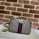 Replica Gucci Ophidia bolso de hombro pequeño 681064 Marrón Imitacion Rebajas