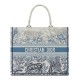 Replica Christian Dior Book Tote Azul Imitacion Rebajas