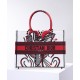 Replica Christian Dior Bolso pequeño Dior Book Tote Rojo Imitacion Rebajas