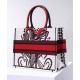 Replica Christian Dior Bolso pequeño Dior Book Tote Rojo Imitacion Rebajas