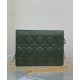 Replica Bolso Christian Dior Caro con cremallera verde Imitacion Rebajas