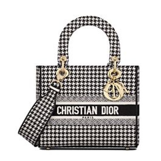 Replica Christian Dior Bolso mediano Lady D-Lite negro Imitacion Rebajas