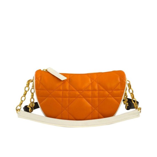 Replica Bolso Christian Dior Vibe Naranja Imitacion Rebajas