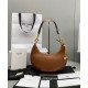 Replica Bolso Celine Ava de piel de becerro lisa con correa mediana Café Imitacion Rebajas