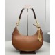 Replica Bolso Celine Ava de piel de becerro lisa con correa mediana Café Imitacion Rebajas