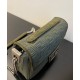 Replica Cadena Fendi Midi Baguette 8BR793 Verde Imitacion Rebajas