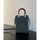 Replica Fendi Mini Sunshine Shopper FF Tela Mini Bolso 8BS051 Verde Imitacion Rebajas