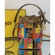 Replica Minibolso Fendi Mon Tresor Multicolor FF Canvas 8BS010 Polychrome Imitacion Rebajas