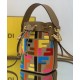 Replica Minibolso Fendi Mon Tresor Multicolor FF Canvas 8BS010 Polychrome Imitacion Rebajas