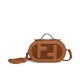 Replica Fendi Mini Camera Case Mini Bag 8BS058 Café Imitacion Rebajas