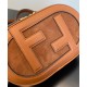 Replica Fendi Mini Camera Case Mini Bag 8BS058 Café Imitacion Rebajas