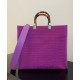 Replica Bolso shopper de tela Fendi Sunshine Medium FF Peachblow Imitacion Rebajas