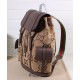 Replica Mochila Gucci Con Jumbo GG 678829 Café Oscuro Imitacion Rebajas