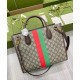 Replica Bolso tote pequeño chino Gucci 659983 Café oscuro Imitacion Rebajas