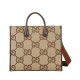 Replica Gucci Tote bag con jumbo GG 678839 Dark Coffee Imitacion Rebajas