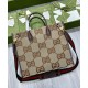 Replica Gucci Tote bag con jumbo GG 678839 Dark Coffee Imitacion Rebajas