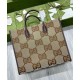 Replica Gucci Tote bag con jumbo GG 678839 Dark Coffee Imitacion Rebajas