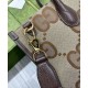 Replica Gucci Tote bag con jumbo GG 678839 Dark Coffee Imitacion Rebajas