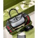 Replica Bolso pequeño con asa superior Gucci con bambú 675797 negro Imitacion Rebajas