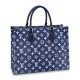 Replica Louis Vuitton Onthego GM M59608 Azul Imitacion Rebajas