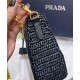 Replica Bolso de rafia Prada Re-Edition 2005 1BH204 Negro Imitacion Rebajas