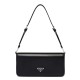 Replica Prada Cepillado Cuero Prada Femme Bolso 1BD323 Negro Imitacion Rebajas