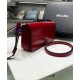 Replica Prada Cepillado Cuero Prada Femme Bolso 1BD323 Rojo Imitacion Rebajas