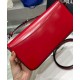 Replica Prada Cepillado Cuero Prada Femme Bolso 1BD323 Rojo Imitacion Rebajas