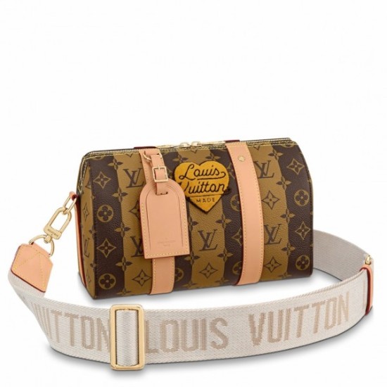 Replica Bolso City Keepall de Louis Vuitton Monogram Stripes M45963 Imitacion Rebajas