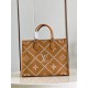 Replica Bolso Louis Vuitton Onthego MM Monogram Empreinte M46015 Imitacion Rebajas