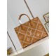 Replica Bolso Louis Vuitton Onthego MM Monogram Empreinte M46015 Imitacion Rebajas