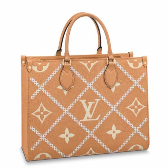 Replica Bolso Louis Vuitton Onthego MM Monogram Empreinte M46015 Imitacion Rebajas