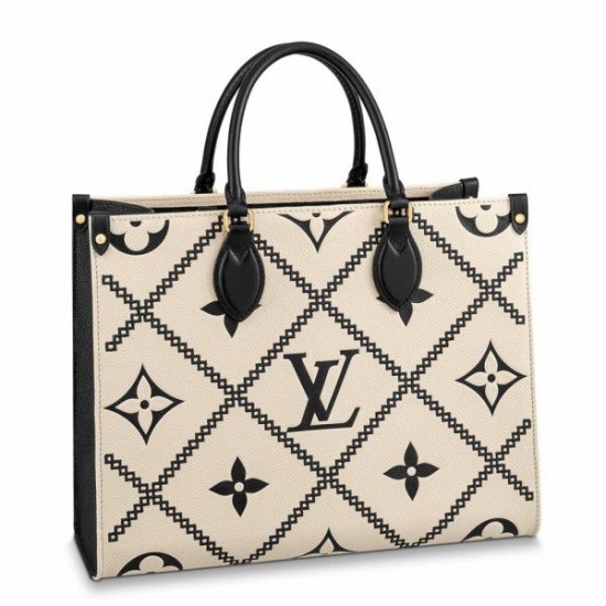 Replica Bolso Louis Vuitton Onthego MM Monogram Empreinte M46016 Imitacion Rebajas