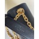 Replica Bolso Louis Vuitton Twist MM en cuero Epi negro M54804 Imitacion Rebajas