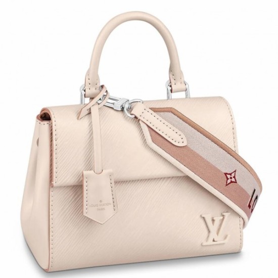 Replica Bolso Louis Vuitton Epi Cluny BB con correa de jacquard M58928 Imitacion Rebajas