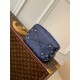 Replica Bolso Louis Vuitton Bella En Cuero Mahina Azul M59552 Imitacion Rebajas