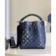 Replica Bolso Louis Vuitton Muria En Piel Mahina Azul M59554 Imitacion Rebajas