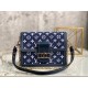 Replica Bolso Louis Vuitton Dauphine MM Monogram Denim M59631 Imitacion Rebajas