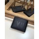 Replica Monedero múltiple Louis Vuitton Dark Infinity Leather M63235 Imitacion Rebajas