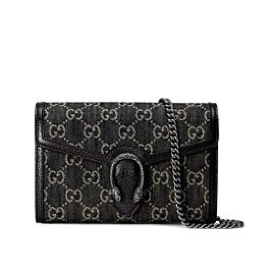 Replica Gucci Dionysus GG Mini Chain Bag 476432 Black Baratos Imitacion