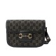 Replica Gucci Horsebit 1955 Bolso De Hombro 602204 Negro Baratos Imitacion